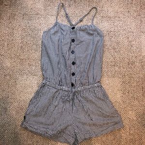Gingham Romper